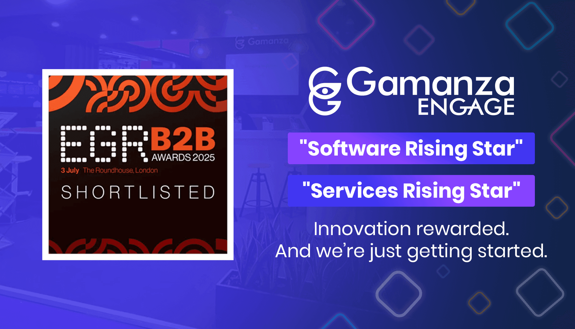 Gamanza Engage Shortlisted at the EGR B2B Awards 2025
