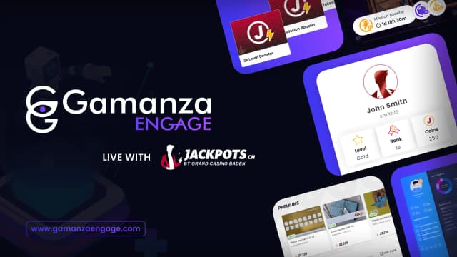 Gamanza powers exciting new loyalty program of jackpots.ch
