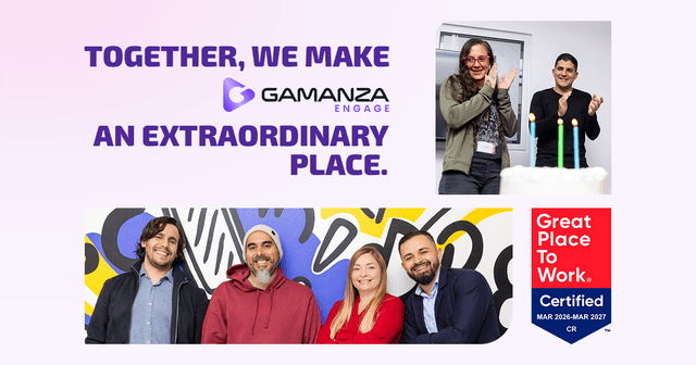 Gamanza Engage recognized as a Great Place to Work 2026–2027