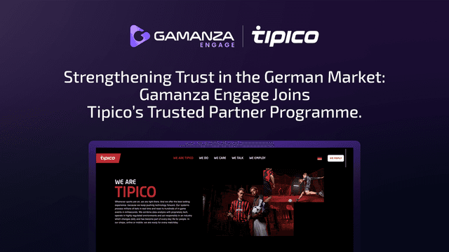 Gamanza Engage recognized as a Trusted Partner in the Tipico Trusted Partner Programme.